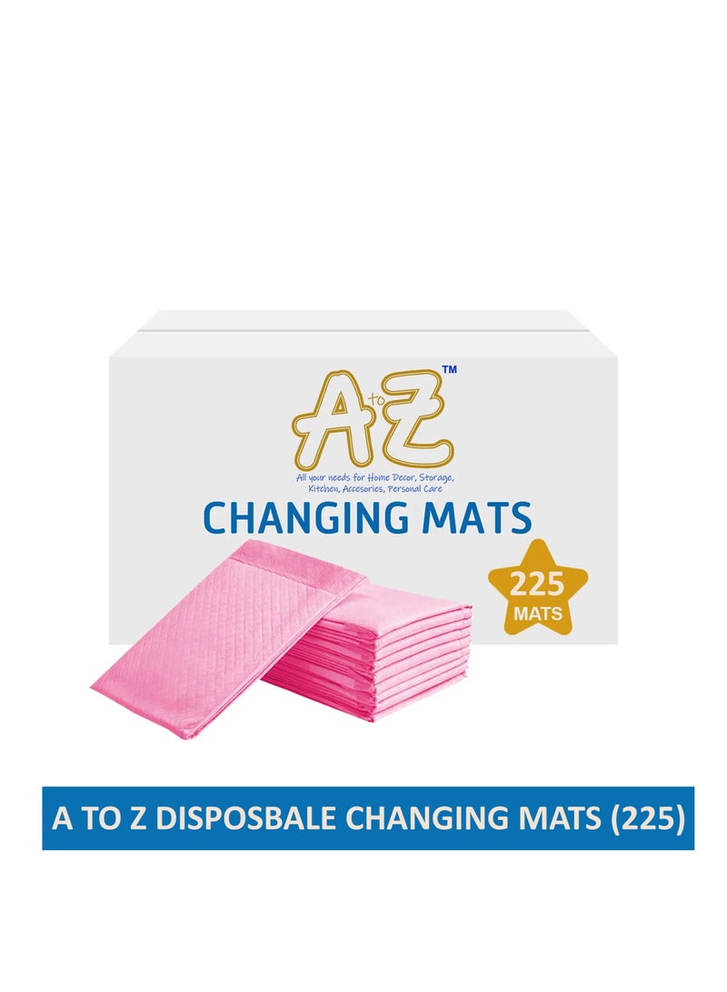 A To Z - Disposable Changing mats (45x60cm) Large, Pack Of 225 - Pink - Image 2