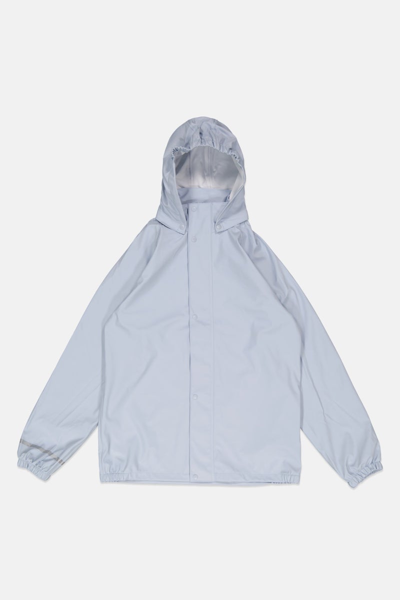 NAME IT Kids Boy 2 Pcs Top And Bottom Rain Suit Set, Sky Blue - Image 5