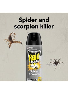 RAID Spider and Scorpion Killer, Kills spiders, scorpions, roaches, ants, Waterbugs, earwigs, 12 oz  - Image 2