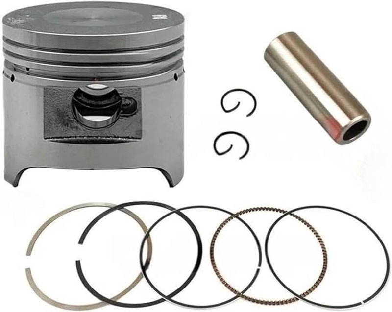 مجموعة المكبس والحلقة 50 مم 13 مم لمحركات الدراجات النارية 100 سي سي تناسب C100 Dream 100 JD100 DY100 WIN100 - Image 2