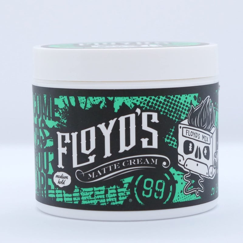 Floyd's 99 Matte Styling Cream Powered by Suavecito - Medium Hold - Matte Finish - Water Soluble - 4 oz - Image 1
