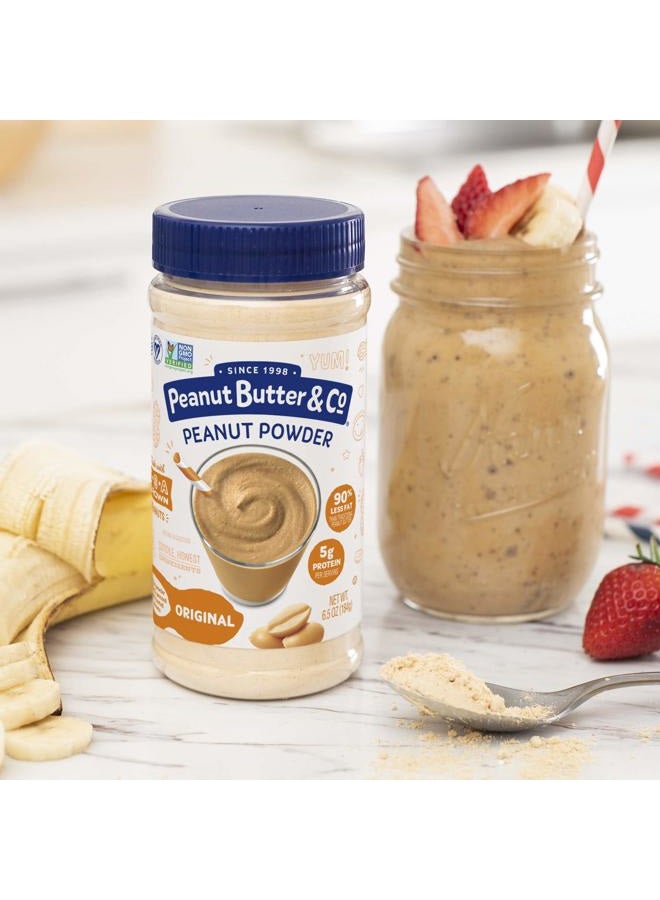 Peanut Butter & Co. Original Peanut Protein Powder, Non-GMO Project Verified, Gluten Free, Vegan, 6.5 oz Jar - Image 5