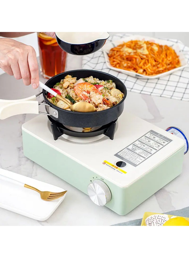 Tradeo Portable Camping Stove, Extra High Output, Single Burner Butane Stove Camping Accessories, Outdoor Windproof Camp Stove, Camping Cooking Grill, Propane Burner and Backpacking Essentials - Image 3