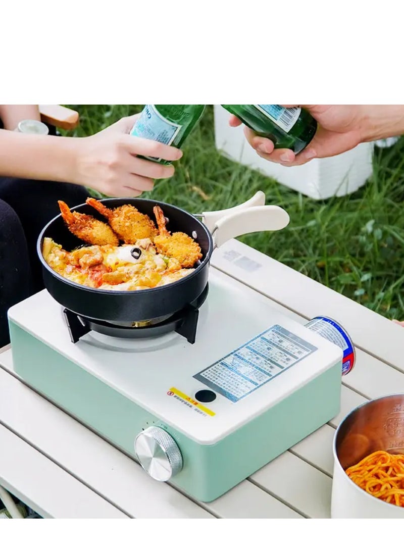 Tradeo Portable Camping Stove, Extra High Output, Single Burner Butane Stove Camping Accessories, Outdoor Windproof Camp Stove, Camping Cooking Grill, Propane Burner and Backpacking Essentials - Image 4