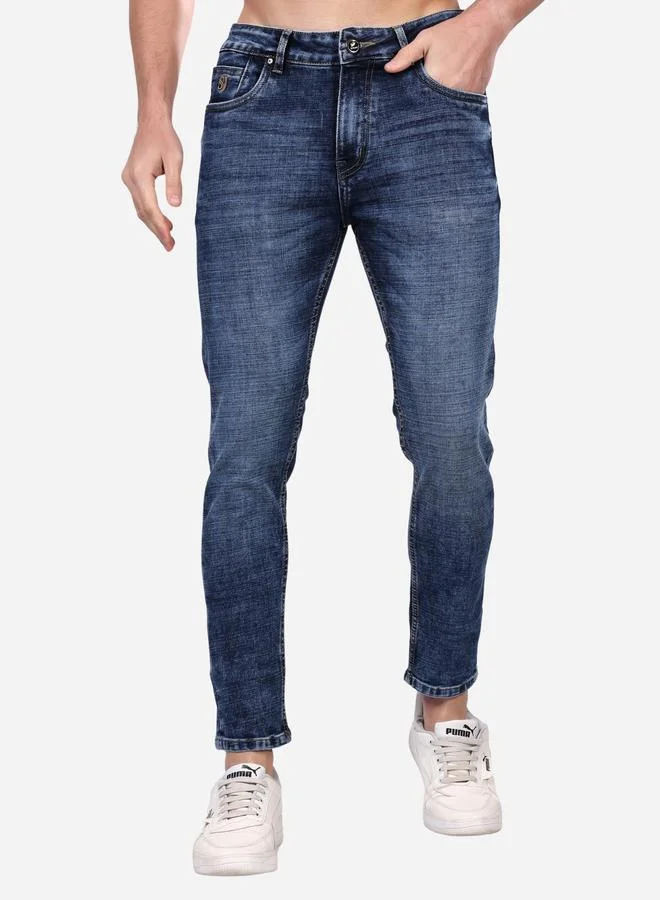 ستايلوكس Stylox Mid Rise Whiskered Ankle Fit Jeans