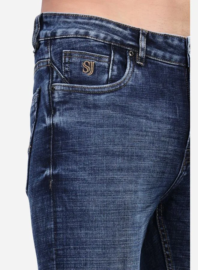 Stylox Stylox Mid Rise Whiskered Ankle Fit Jeans