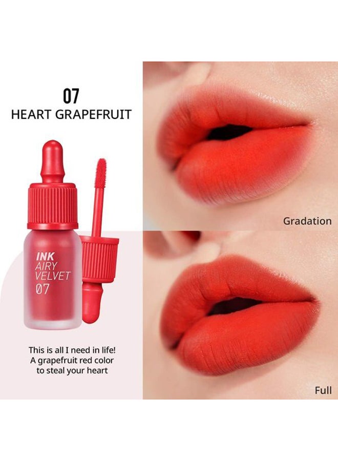 Peripera Ink Airy Velvet 007 Heart Grapefruit - Image 4