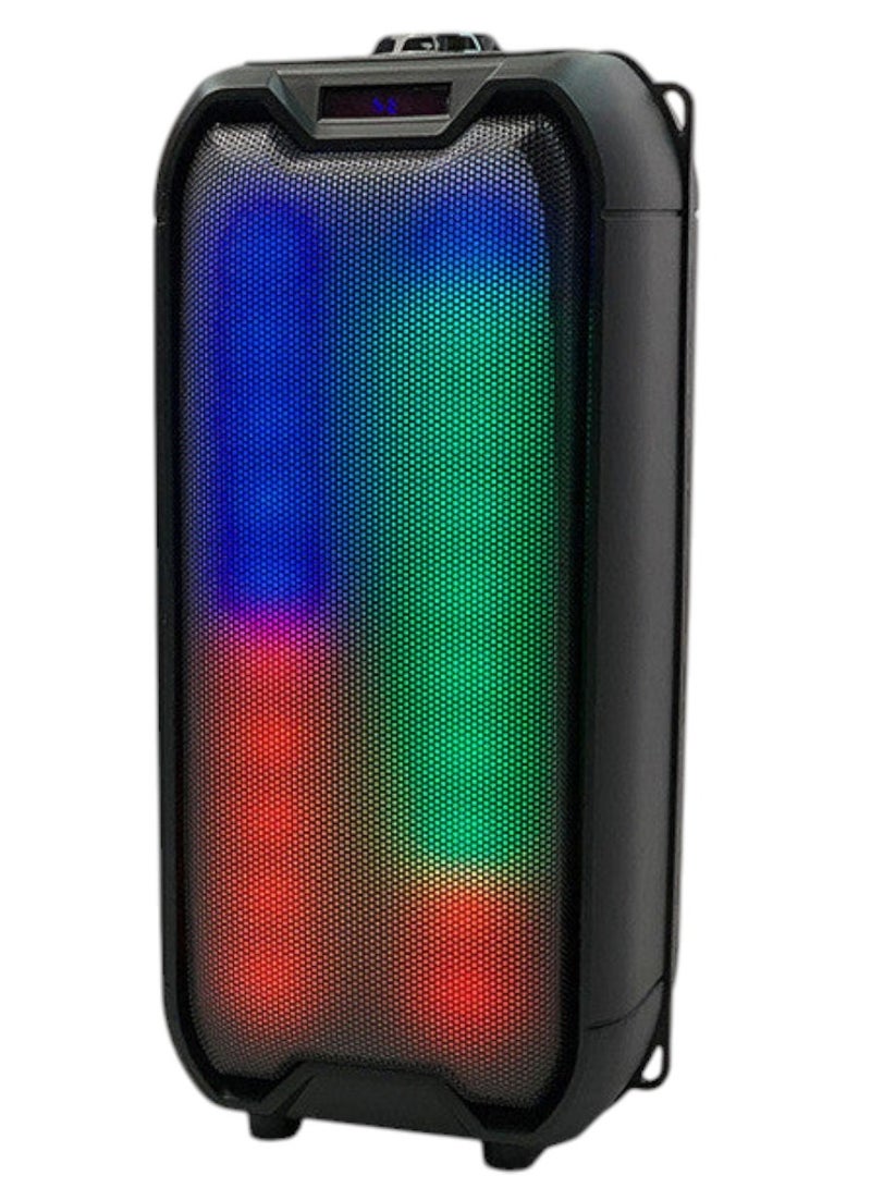 singe Portable 12Inches  Bluetooth Speaker Wireless Column Big Power Stereo Subwoofer Bass Party Speakers with Microphone Family Karaoke - Image 4