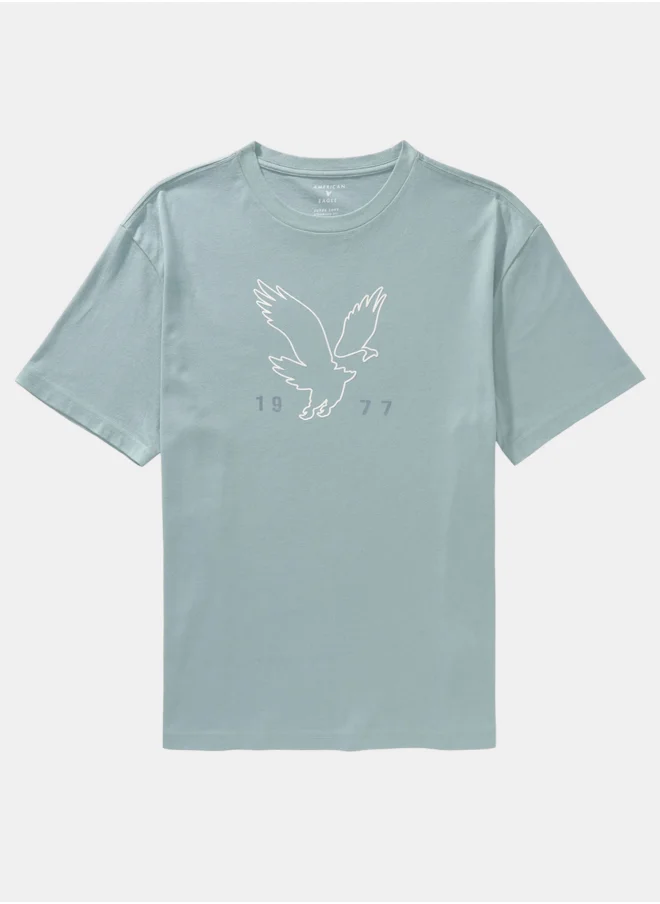 American Eagle AE Logo Graphic T-Shirt