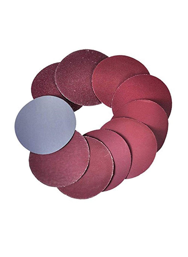 DIY Crafts Diy Crafts CT-DIY-HI-27996 Sander Sandpaper # Grit Round Self Adhesive, Backer Pad, M 10 Drill Adopter 3 Inch Combo Set, Pack of 5, 60/120/240/800/1000 Mix  - Image 2