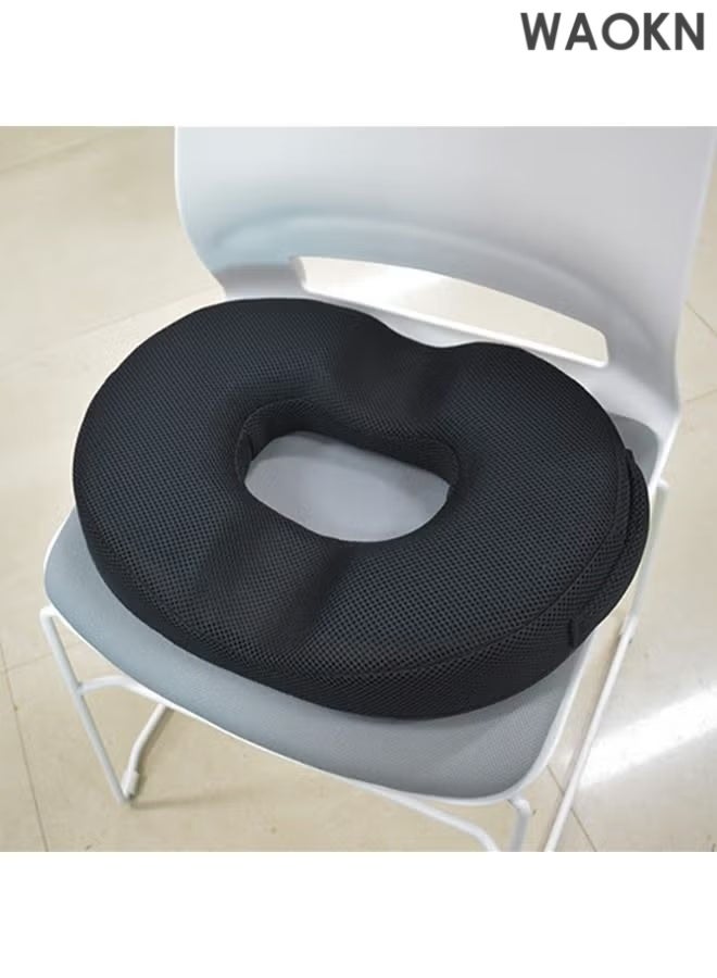 WAOKN Orthopedic Donut Pillow, Hemorrhoid Tailbone Pad, Sacral Chair Pillow,Relieving hemorrhoids, Prostatitis, coccygeal fractures, lumbar disc herniation, bedsores, fractures, pregnancy related pressure delivery and sitting in the office for a long time - Image 1