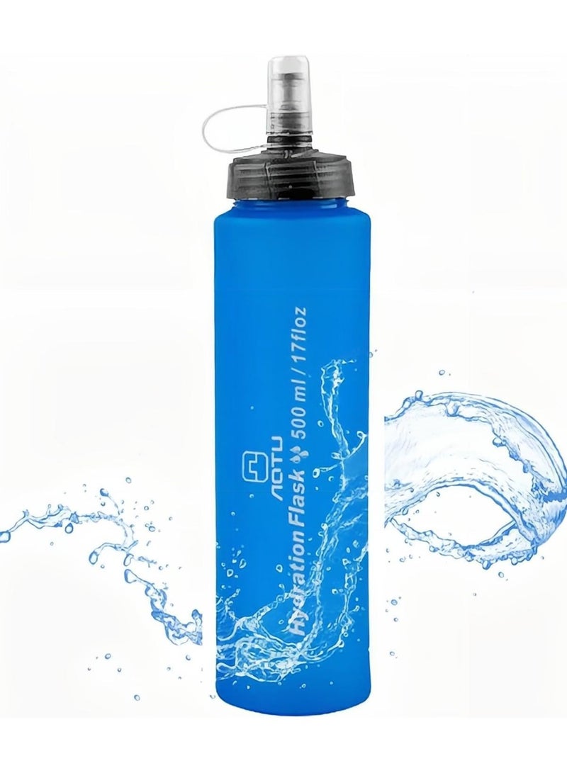 Cool Baby Style COOLBABY Ultimate Outdoor Collapsible Water Bottle 550ml TPU Soft, Leakproof & Portable Perfect for Travel, Sports, Camping, Hiking, Running, Cycling etc - Image 1