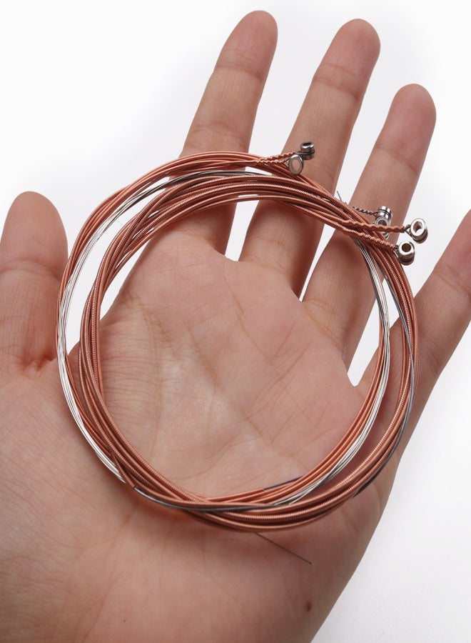 Acoustic Folk Guitar String Set Strings Stainless Steel Wire Core Copper Alloy Wound, 6pcs/ Pack (.007-.047) - Image 4