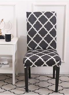 Sharpdo 6-Piece Set Modern Simple Dyed Elastic One-Piece Chair Cover For All Seasons  - Image 2
