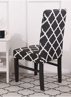 Sharpdo 6-Piece Set Modern Simple Dyed Elastic One-Piece Chair Cover For All Seasons  - Image 4