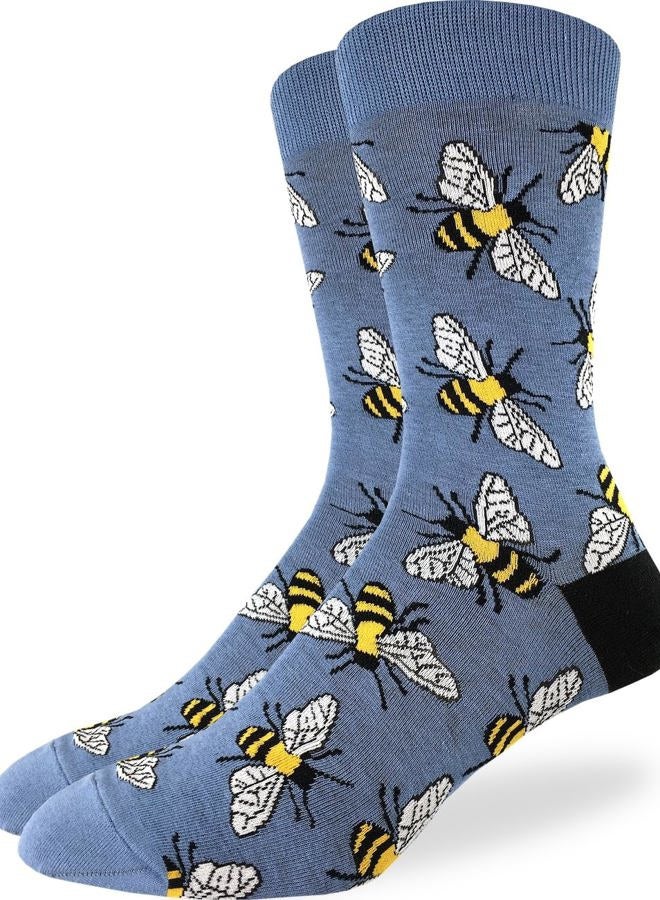 Good Luck Sock Men's Animals Socks, Adult, Bees, One size - Image 1