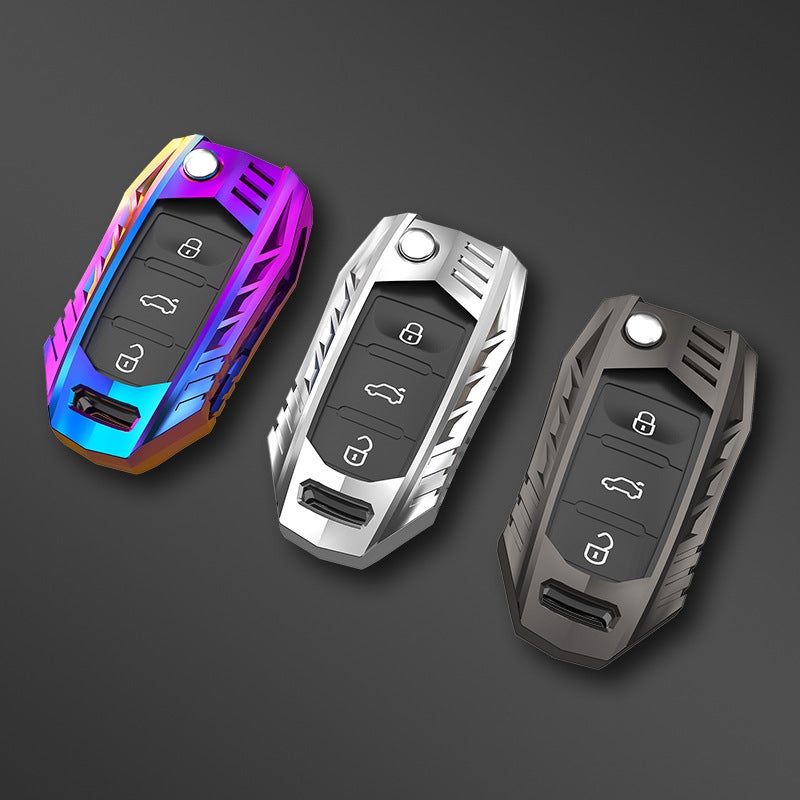 Generic Custom Metal Armor Car Key Case Transparent OPP bag 