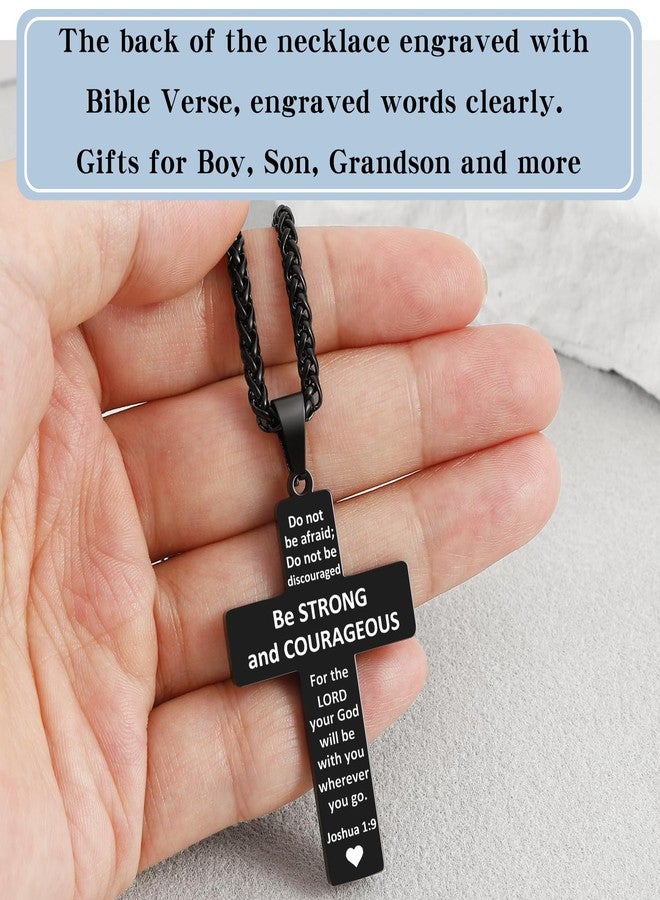 Keniot Basketball Cross Necklace for Men, Bible Verse Pendant Gifts for Birthday Christmas, Baptism Christian Religious Basketball Accessories Stuff Gifts - Image 5