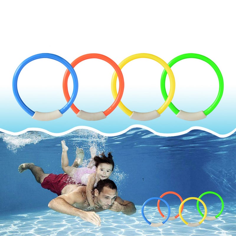 4pcs Underwater Swimming Diving Sinking Pool Toy For Kid Children - Image 1