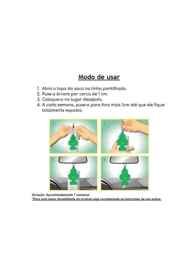 Little Trees Vanilla Pride Hanging Paper Car Air Freshener - Image 3