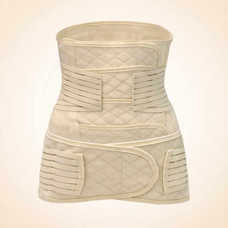 Lightweight Portable Postpartum Belt Travel Hospital Bag M Beige Compact Set - Image 4