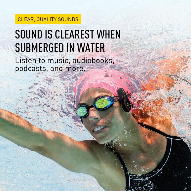 FINIS Duo Underwater MP3 Player - Bone Conduction Swim Headphones - Waterproof Audio - 4GB - MP3/WMA Compatible - 7 Hr - Image 5