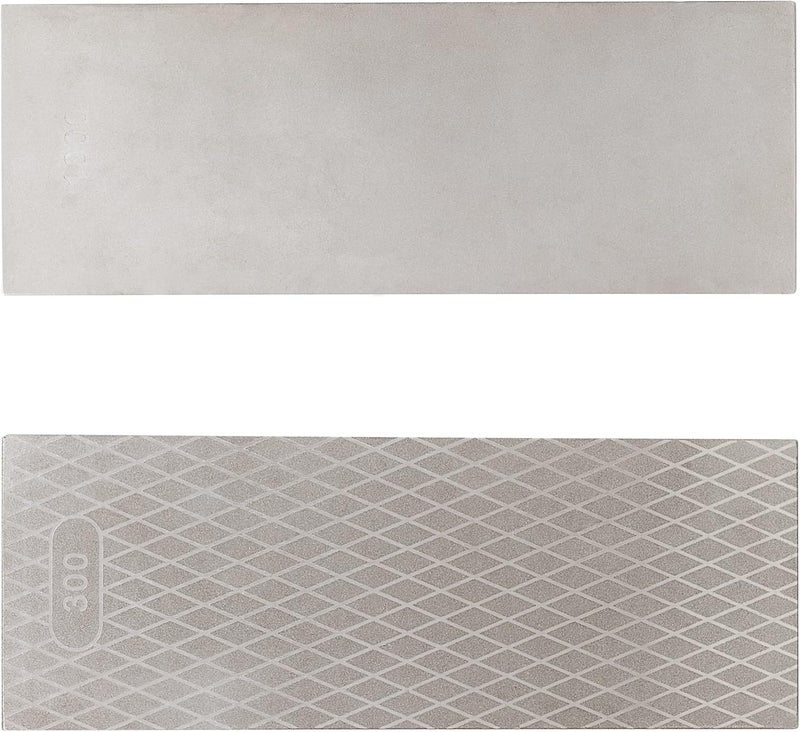 Trend New Diamond Sharpening Stone Kit, 8 x 3 Inch Double Sided (300/1000 Grit) Bench Stone with Pouch, Cleaning Block & Non-Slip Mat, DWS/CP8/FC/A - Image 1