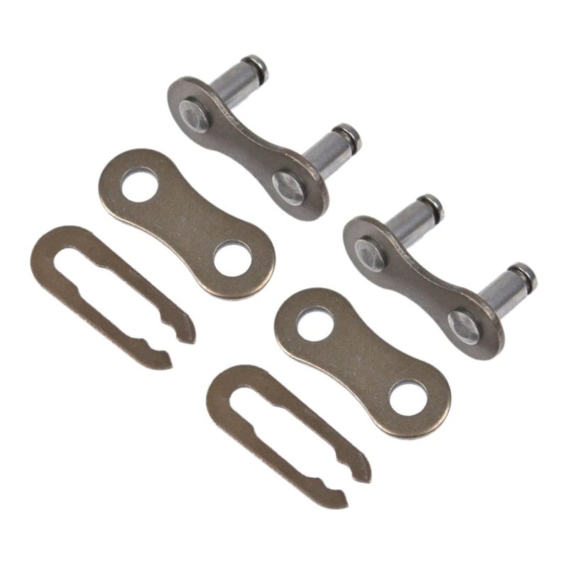 10 Pack Silver Bicycle Chain Link Connector Reusable Single Speed Bike Accessory - Image 3
