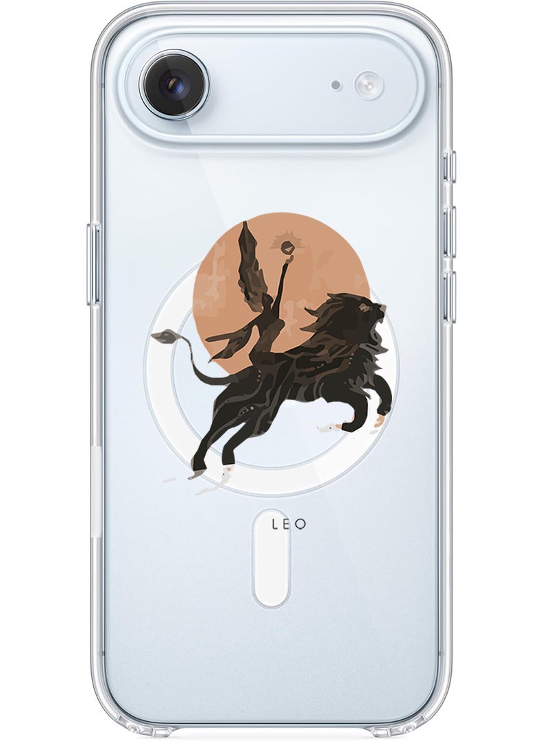 Theodor Magnetic Case for Apple iPhone 17 Air Compatible with MagSafe Wireless Charging, Shockproof Phone Bumper Cover - Leo-01 - Image 1