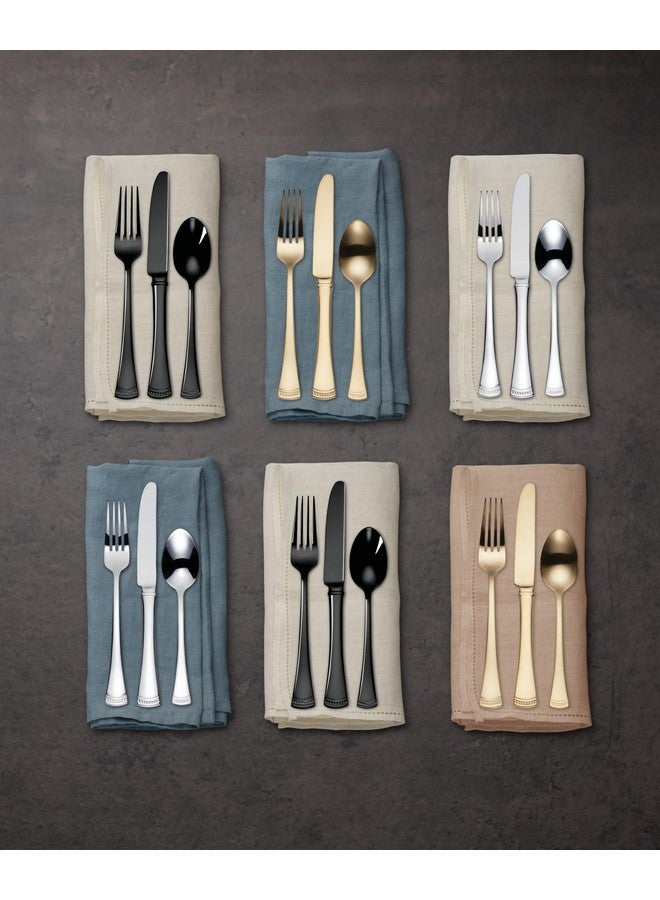 LENOX Lenox 893677 Portola Black 20-Piece Flatware Set  - Image 4