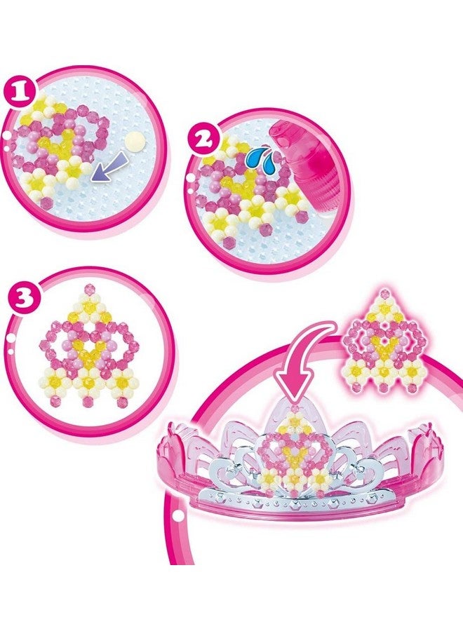 Aquabeads 3D Princess Tiara Set, Arts & Crafts Bead Kit for Children, Design a 3D Wearable Princess Tiara - Image 2