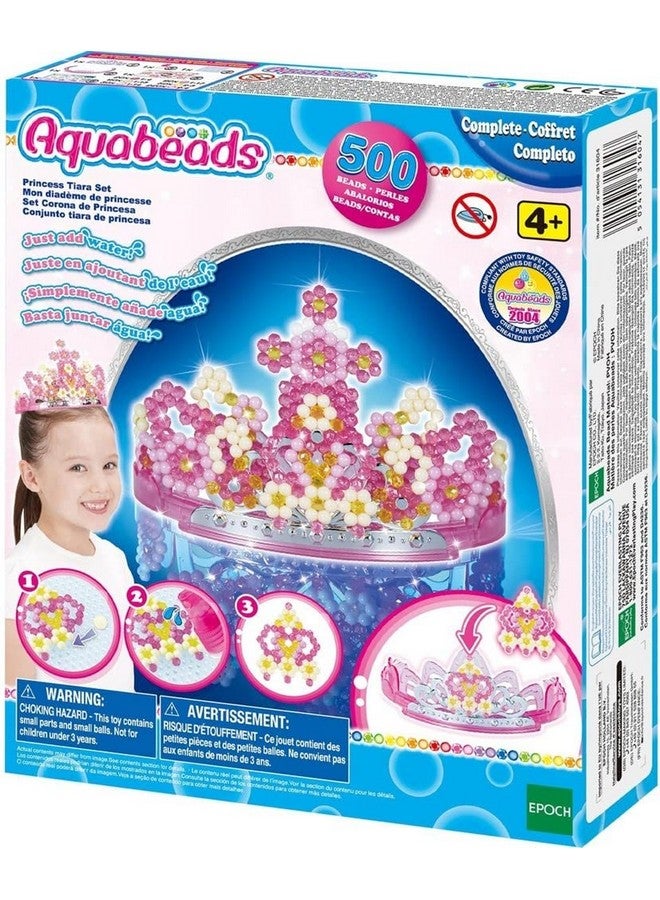 Aquabeads 3D Princess Tiara Set, Arts & Crafts Bead Kit for Children, Design a 3D Wearable Princess Tiara - Image 3