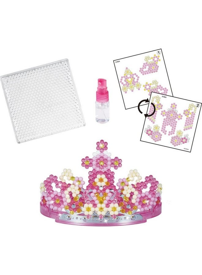 Aquabeads 3D Princess Tiara Set, Arts & Crafts Bead Kit for Children, Design a 3D Wearable Princess Tiara - Image 1