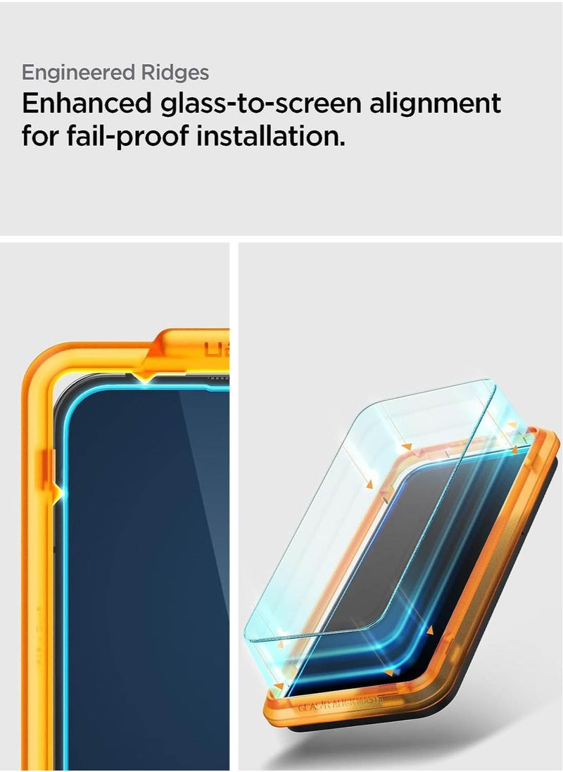 Spigen Glastr Align Master Tempered Glass for Nothing Phone (2) Screen Protector - 2 Pack  - Image 4