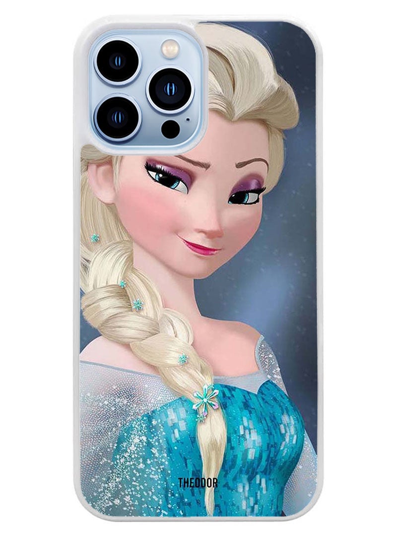Theodor Protective Case Cover For APPLE IPHONE 14 Pro Max Elsa (White Bumper) - Image 1