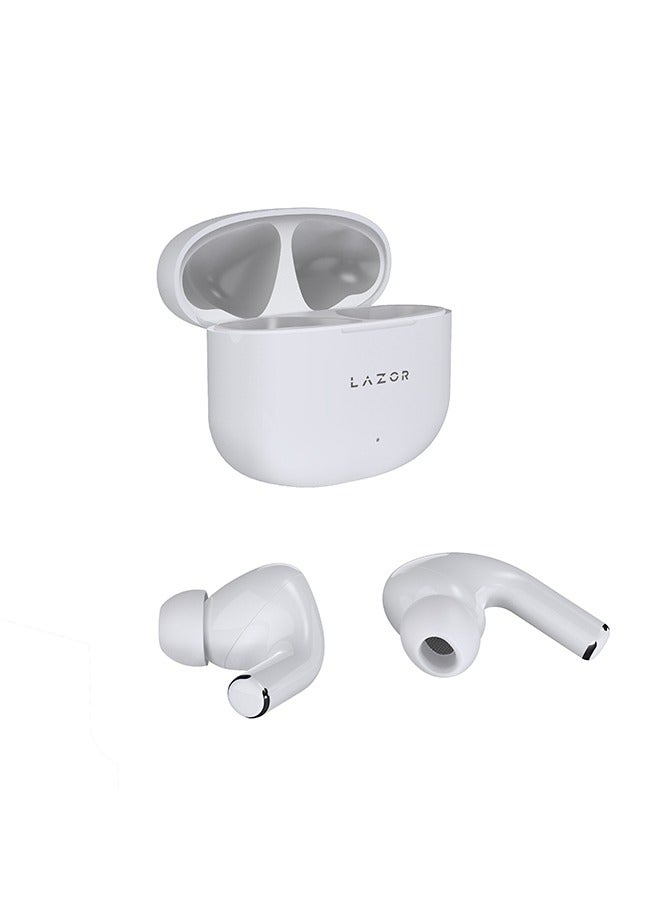 Lazor Surround Earbud with 4 hours playback time Audio EA227 White - Image 3