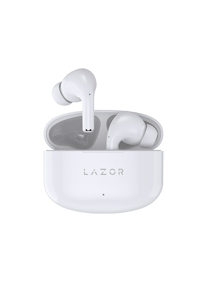 Lazor Surround Earbud with 4 hours playback time Audio EA227 White - Image 1