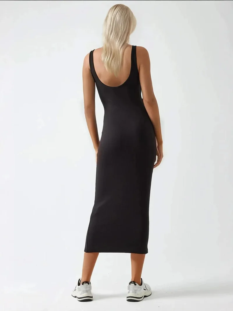 HICCUP Soft Touch Basic Midi Dress