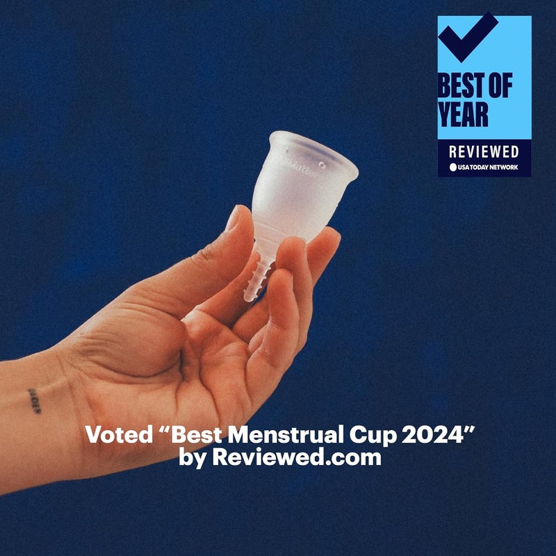 OrganiCup Menstrual Cup by AllMatters - Size A - Superior to Pads & Tampons - Voted Best Menstrual Cup by Reviewed - Made in Germany - Soft and Flexible - Image 3