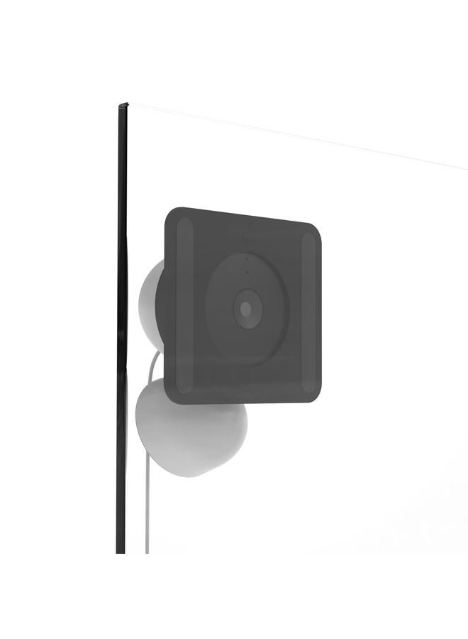 Holicfun Window Mount for 2nd Generation Google Nest Cam Indoor Wired (Black) - Image 3