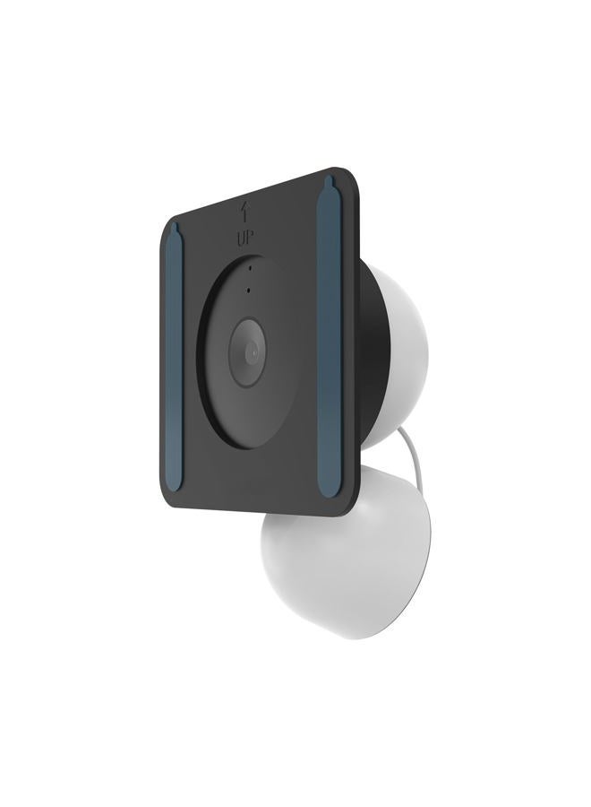 Holicfun Window Mount for 2nd Generation Google Nest Cam Indoor Wired (Black) - Image 1