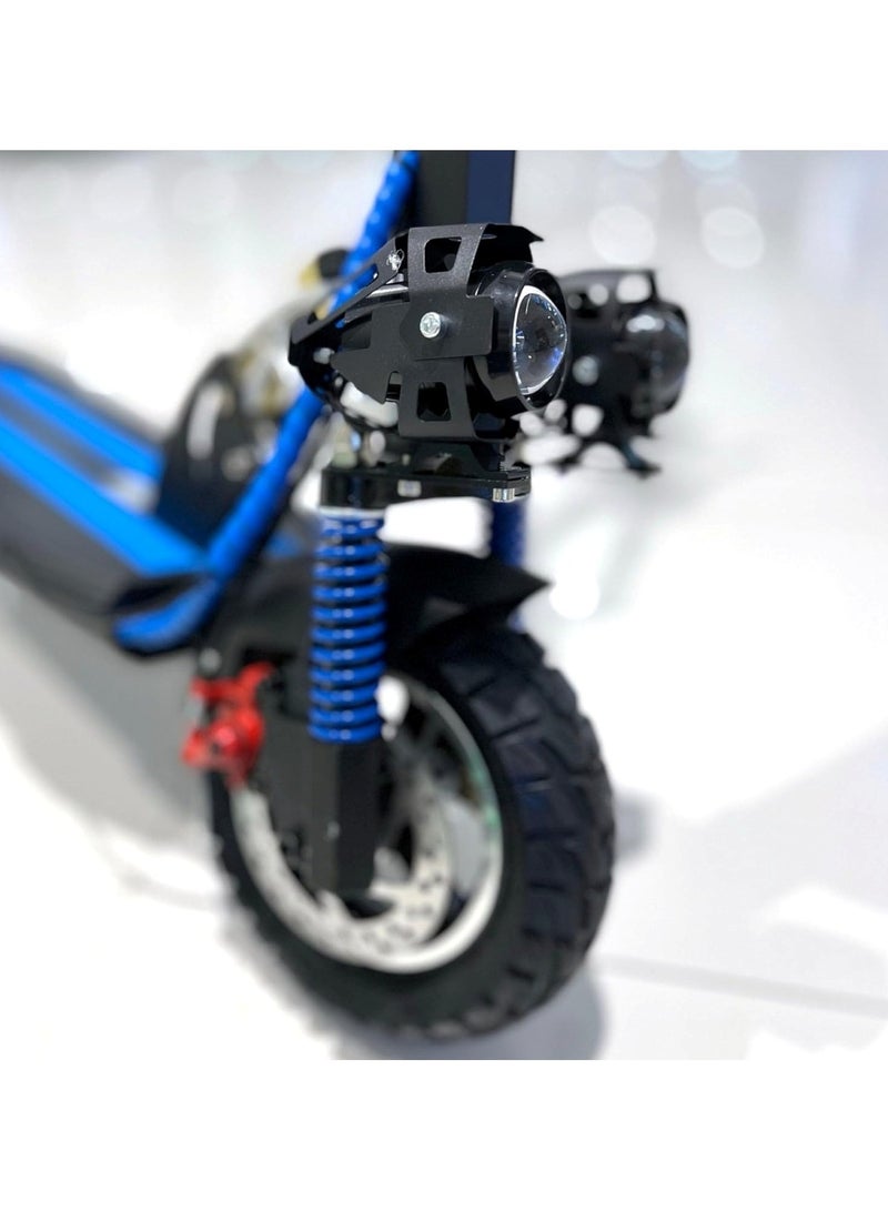 وينر سكاي سكوتر كهربائي E10 قابل للطي بالكامل، محرك 1000 واط، بطارية 48 فولت 13 أمبير/ساعة، جهاز تحكم عن بعد مضاد للسرقة، أزرق - Image 2