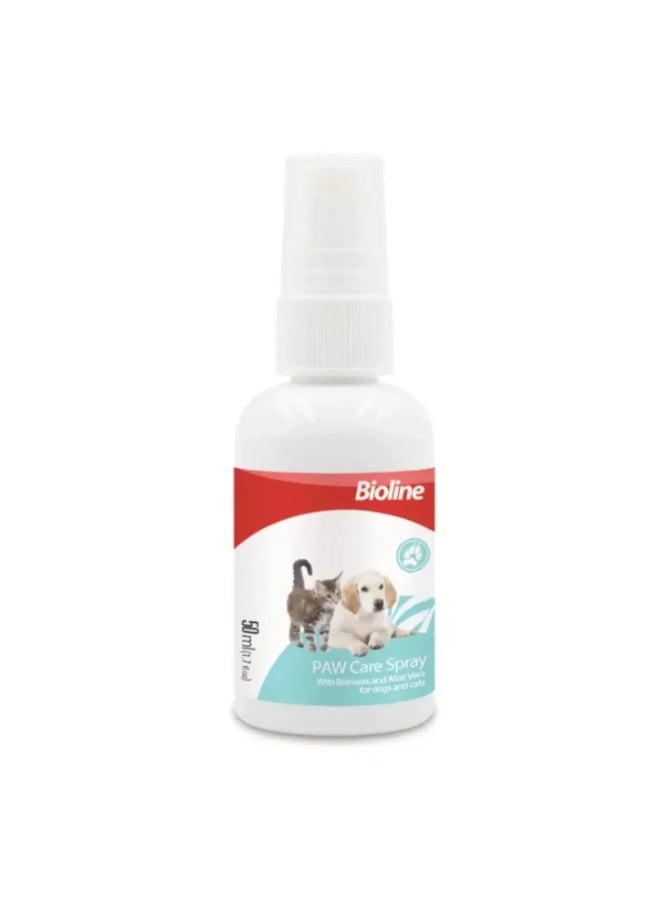 Bioline Paw Care Spray For Dog & Cat - 50ml - Image 1