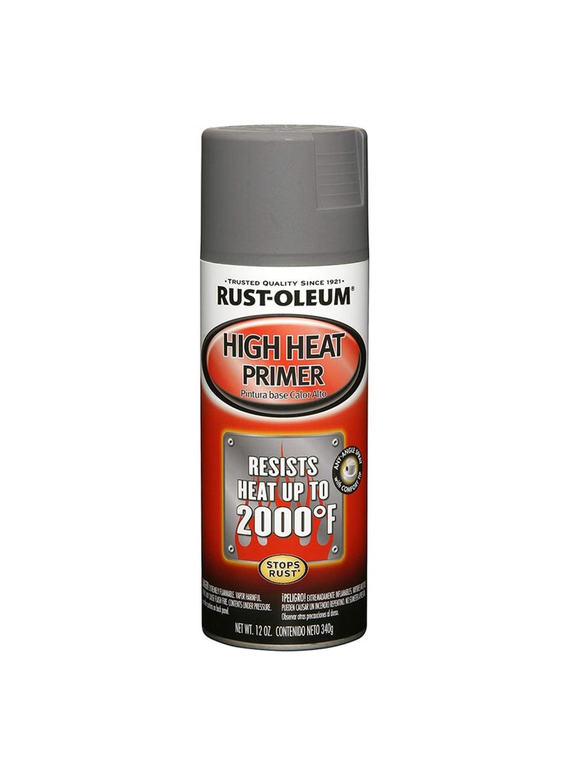 RUST-OLEUM Automotive High Heat Spray Paint Primer 340g(12oz) – Heat Resistant up to 2000°F,Rust Resistant, Long-Lasting Protection-249340