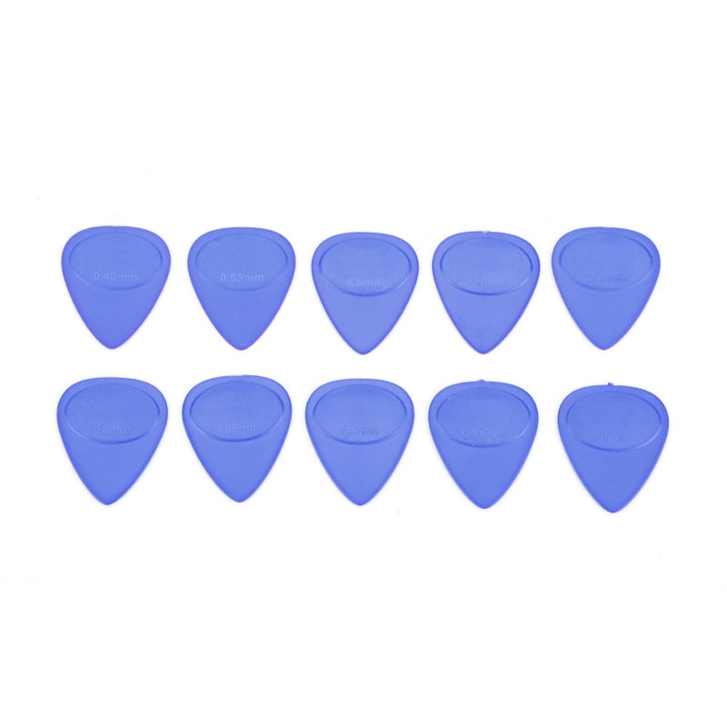 Meideal Guitar Pick Holder Set 10 Thicknesses 0.46mm-1.0mm High Quality ABS Material - Comfortable Plectrum Grip with Sanded Surface - Sturdy Durable Guitar Picks for Acoustic Electric Guitar Beginners - Image 1