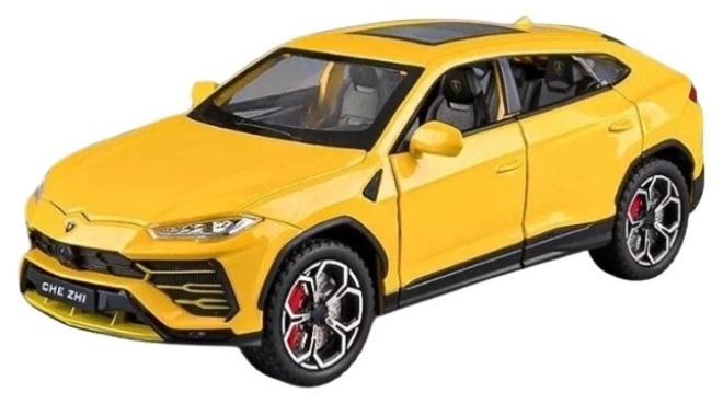 حديقة الألعاب سيارة لامبورغيني أوروس بمقياس 1:24 – لعبة سيارة SUV سبائك بالسحب للخلف مع صوت وإضاءة – هدية للأطفال والأولاد والبنات وهواة التجميع - Image 1