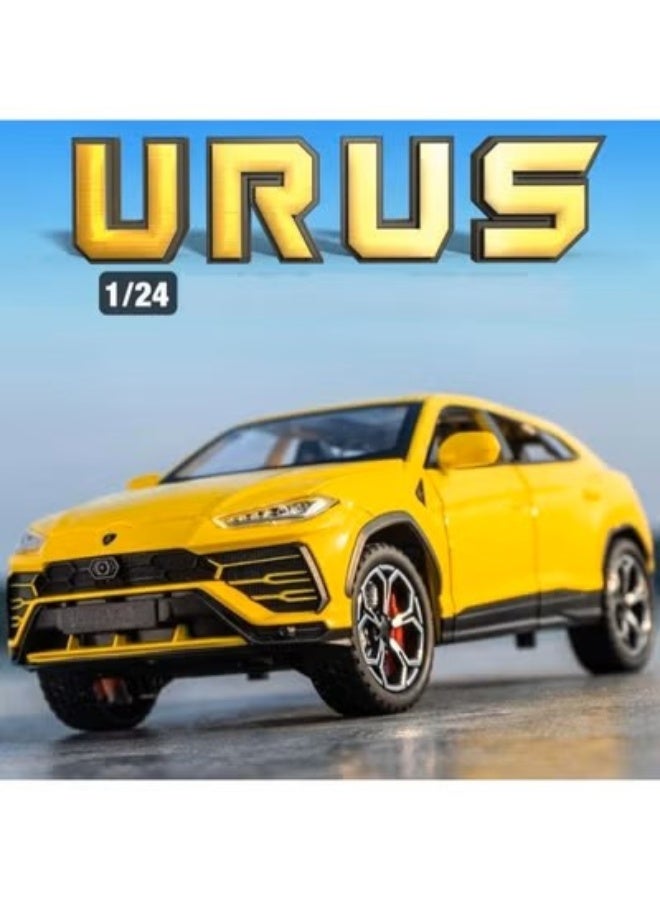 TOY GARDEN 1:24 Simulation of Lamborghini Urus Diecast Car Model – Pull Back Alloy SUV Toy with Sound & Light – Kids Boys Girls Gift Collectible - Image 2