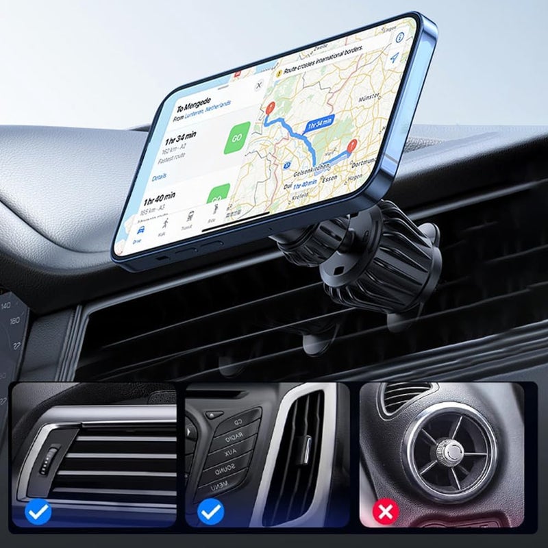 Trands HO5522 2-in-1 Magnetic Dashboard Airvent Smartphone Car Holder - Image 5