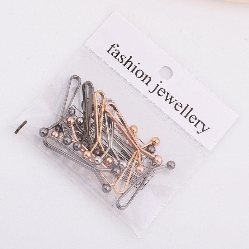 New Alloy Metal Paint Safety Smooth Safety Pin Gauze Towel Buckle Fixed Non-Marking Function Fixed Clip - Image 1
