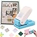 CYFUN DESIGN Square Hole Punch 1 inch Square Punch Stamp Puncher Postage Stamp Cutter Hole Puncher Lever Paper Punches for Crafting Card Making Scrapbook Supplies DIY Projects Scrapbooking Cutting Tools - Image 2